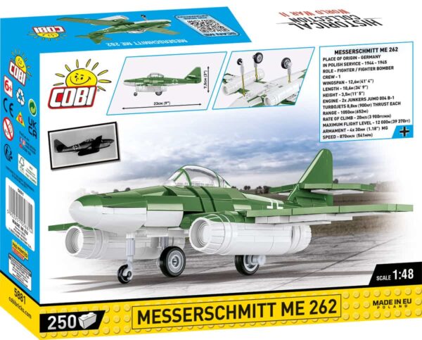 COBI Messersmitt ME 262 1:48 scale #5881 - Image 2