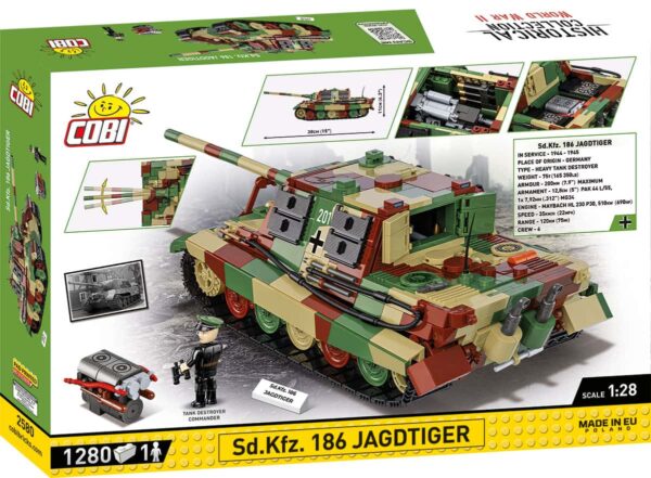 COBI SD.KFZ. 186 - Jagtiger #2580 - Image 2