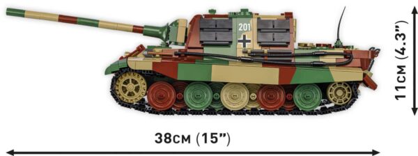 COBI SD.KFZ. 186 - Jagtiger #2580 - Image 3