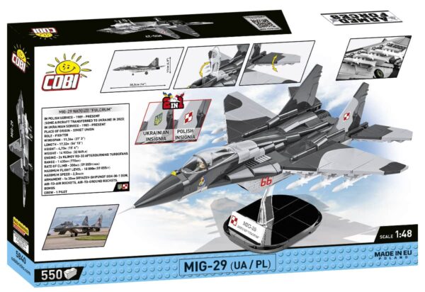 COBI MIG-29 2 in 1 (Ukraine/Poland) #5840 - Image 2