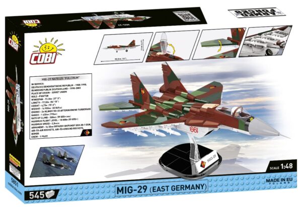 COBI MIG-29 (GDR East Germany) #5851 - Image 2