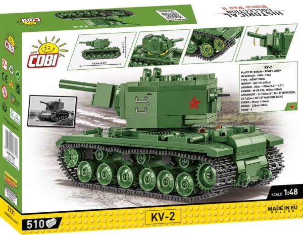 COBI KV-2 #2731 (1:48 Scale) - Image 2