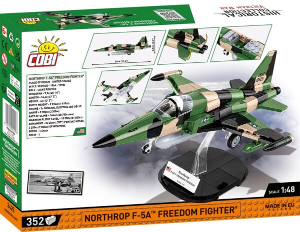 COBI Northrop F-5A_ FREEDOM FIGHTER  #2425 (USAF) - Image 2