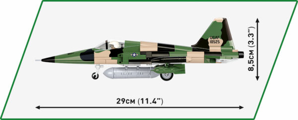 COBI Northrop F-5A_ FREEDOM FIGHTER  #2425 (USAF) - Image 3