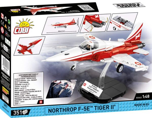 COBI Northrop F-5E Tiger II #5857 (Swiss) - Image 2