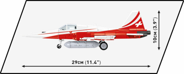 COBI Northrop F-5E Tiger II #5857 (Swiss) - Image 4