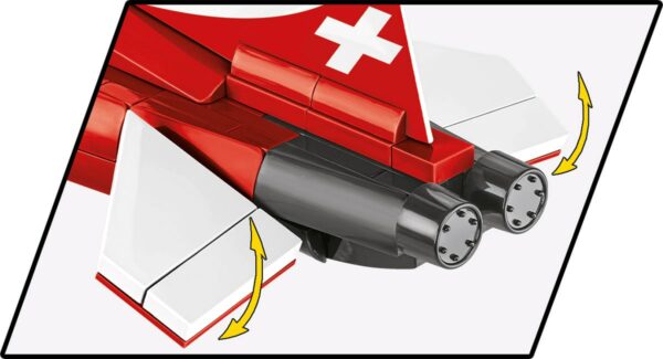 COBI Northrop F-5E Tiger II #5857 (Swiss) - Image 5