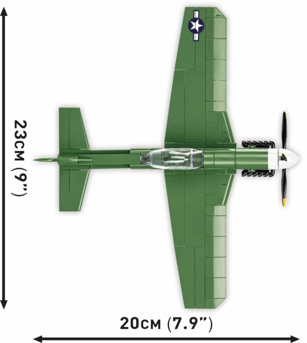 COBI North American P-51D Mustang #5860 - Image 3