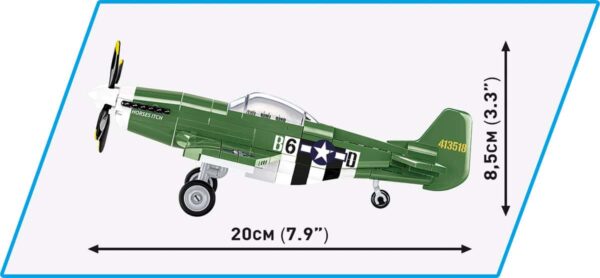 COBI North American P-51D Mustang #5860 - Image 4