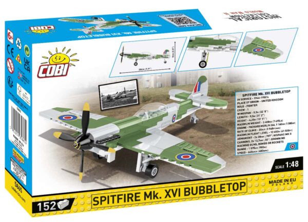 COBI Supermarine Spitfire Bubbletop #5865 - Image 2
