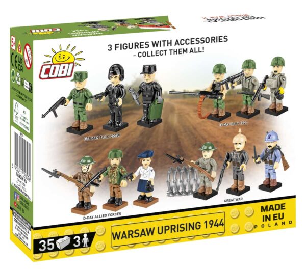COBI Warsaw Uprising Minifig set #2057 (discontinued) - Image 2