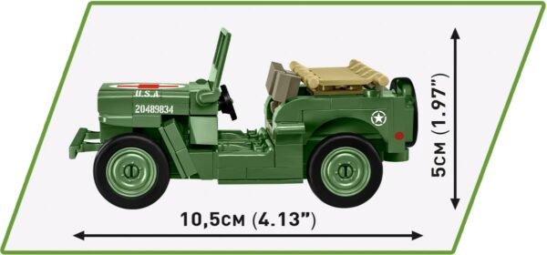 COBI Willys MB Jeep #2296 - Image 3