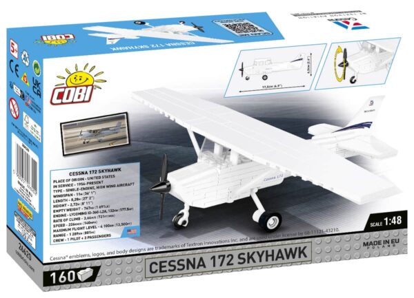 COBI Cessna 172 Skyhawk #26620 (White) - Image 2