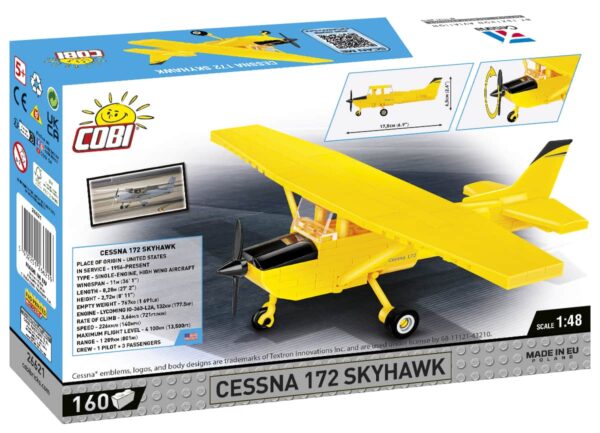 COBI Cessna 172 (Black&Yellow) #26621 - Image 2