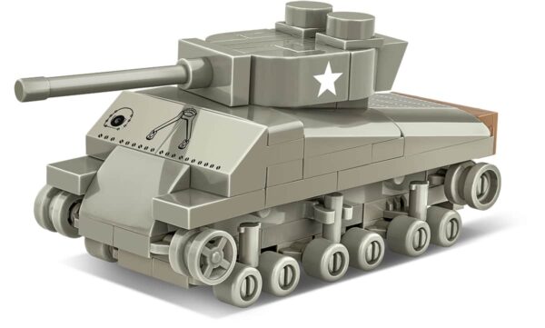 COBI 1:72 M4A3 Sherman Micro Tank #3089 - Image 3