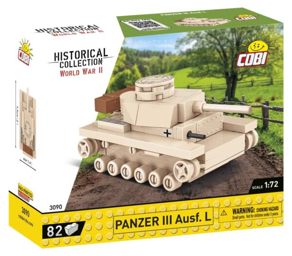 COBI 1:72 scale Panzer III Ausf.L Micro Tank #3090