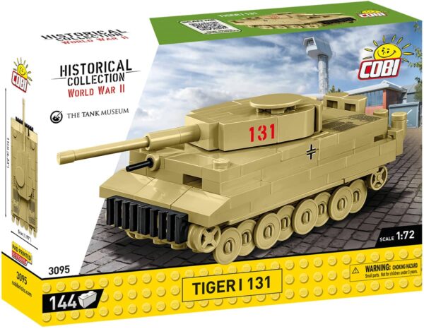 COBI 1:72 Scale Tiger I 131 Micro Tank #3095