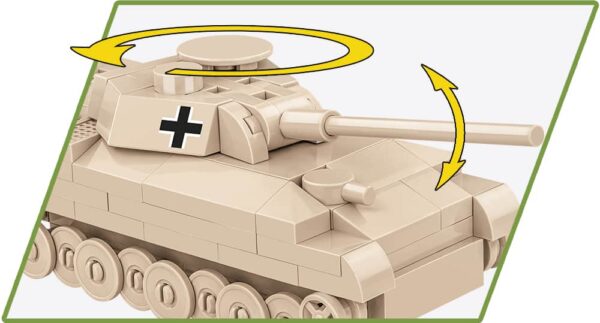 COBI 1:72 Scale Panzer V Panther Micro Tank #3099 - Image 7