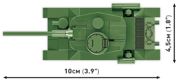 COBI 1:72 Scale T-3485 Micro Tank #3092 - Image 5