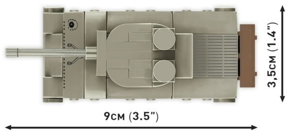 COBI 1:72 M4A3 Sherman Micro Tank #3089 - Image 5