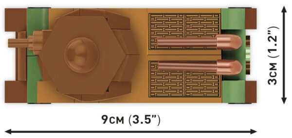 COBI 1:72 Scale Somua S-35 Micro Tank #3093 - Image 5