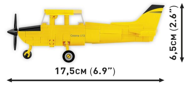 COBI Cessna 172 (Black&Yellow) #26621 - Image 5