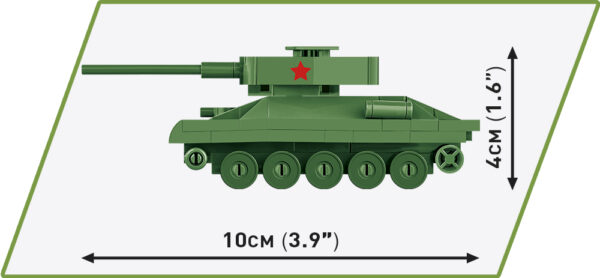 COBI 1:72 Scale T-3485 Micro Tank #3092 - Image 6
