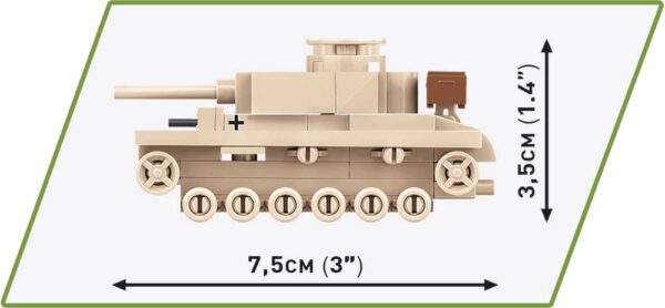 COBI 1:72 scale Panzer III Ausf.L Micro Tank #3090 - Image 6
