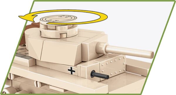 COBI 1:72 scale Panzer III Ausf.L Micro Tank #3090 - Image 7