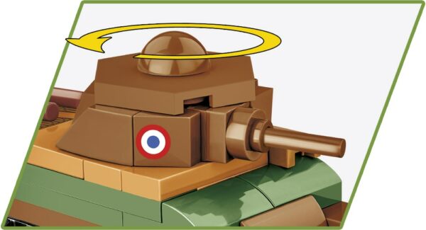 COBI 1:72 Scale Somua S-35 Micro Tank #3093 - Image 7