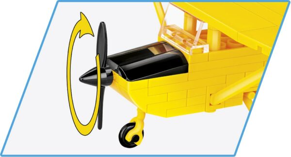 COBI Cessna 172 (Black&Yellow) #26621 - Image 7