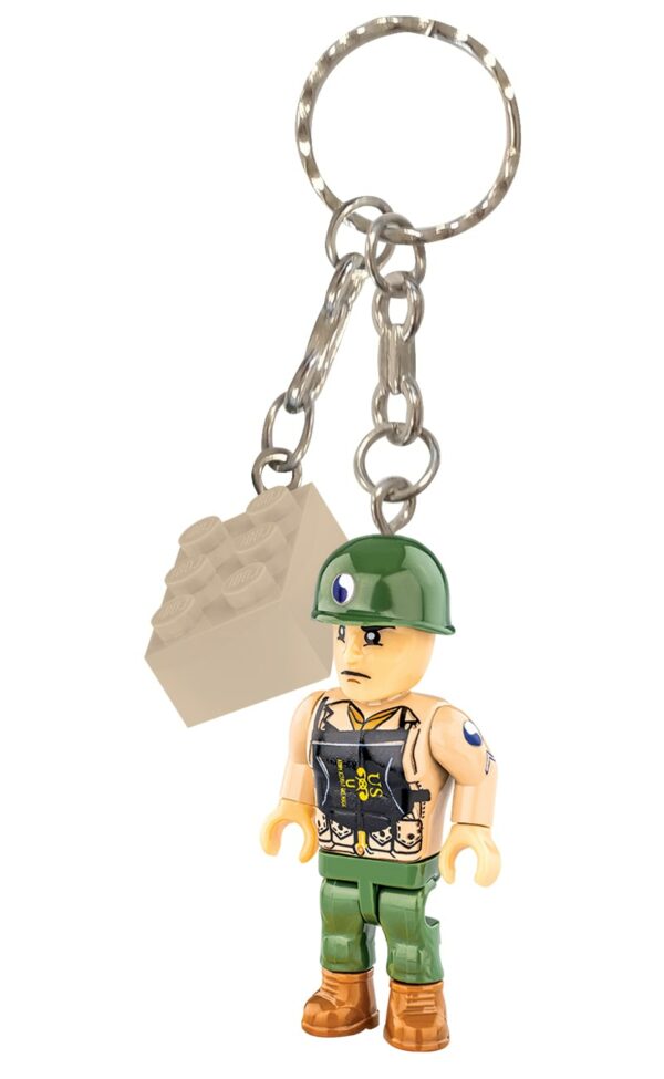 COBI Figure Keychains - Collect Them All! - US Soldier 29th ID