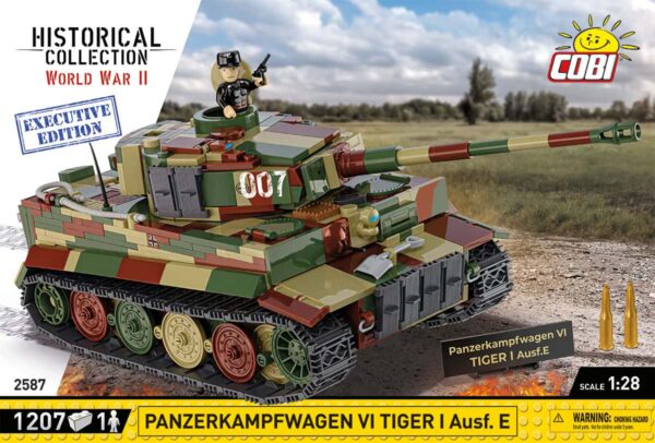 COBI Panzerkampfwagen VI Tiger I Ausf. E #2587 - 1:28 Scale - Image 11