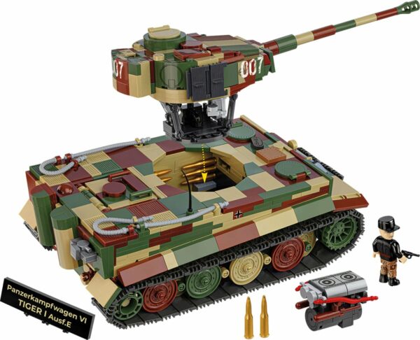 COBI Panzerkampfwagen VI Tiger I Ausf. E #2587 - 1:28 Scale - Image 12