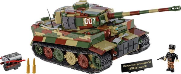COBI Panzerkampfwagen VI Tiger I Ausf. E #2587 - 1:28 Scale - Image 14