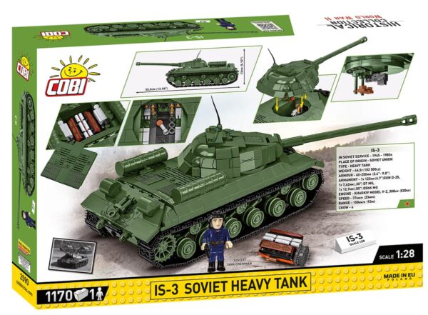 COBI IS-3 Soviet Heavy Tank #2590 - Image 2