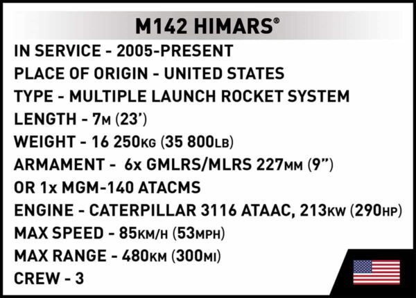 COBI  M142 HIMARS #2626 - Image 12