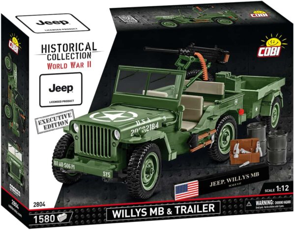COBI Willys MB Jeep Executive Edition #2804 1:12 Scale