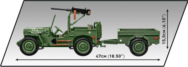 COBI Willys MB Jeep Executive Edition #2804 1:12 Scale - Image 3