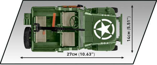 COBI Willys MB Jeep Executive Edition #2804 1:12 Scale - Image 4