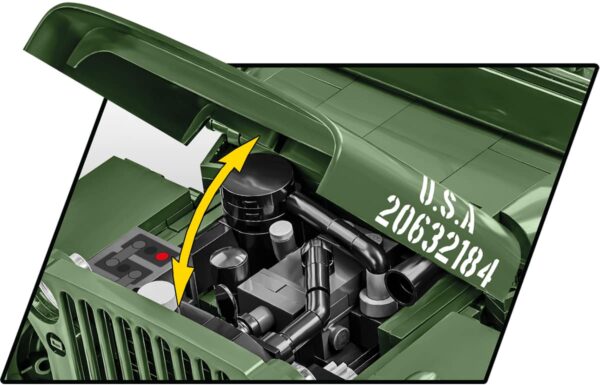 COBI Willys MB Jeep Executive Edition #2804 1:12 Scale - Image 7