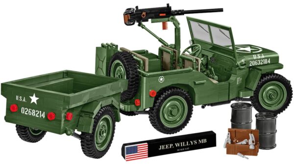 COBI Willys MB Jeep Executive Edition #2804 1:12 Scale - Image 9