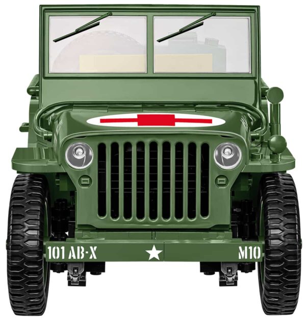 COBI Willys Medic Jeep 1:12 Scale #2806 - Image 8