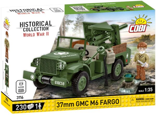 COBI 1943 37mm GMC WC-55 GMC M6 Fargo#3116