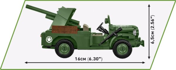 COBI 1943 37mm GMC WC-55 GMC M6 Fargo#3116 - Image 3