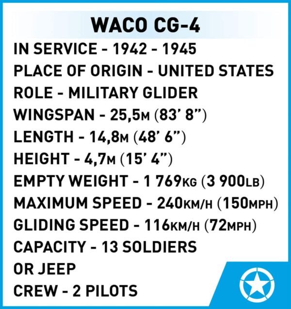 COBI Waco CG-4 D-Day Glider #5755 - Image 13