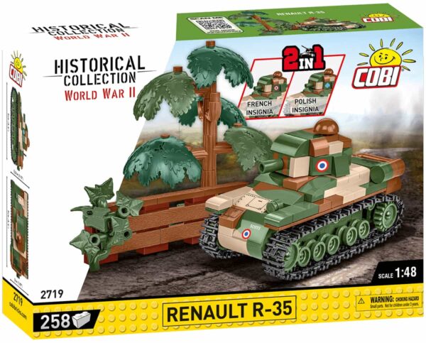 COBI  RENAULT R-35 #2719 1:48 Scale
