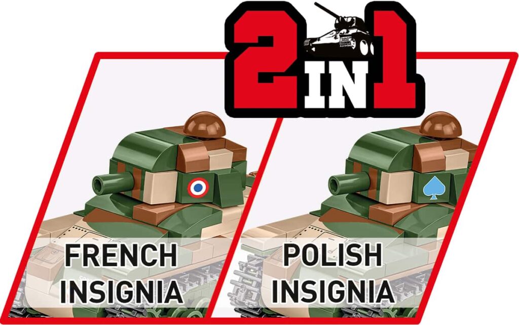 COBI RENAULT R-35 #2719 1:48 Scale - Military Bricks I Cobi Brand ...