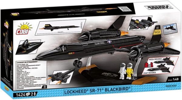 COBI Lockheed-Martin SR-71 Blackbird Executive Edition #5890 - Image 2