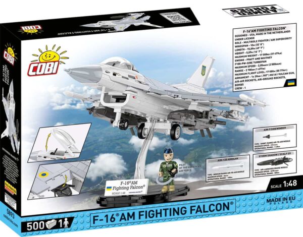 COBI F-16C Fighting Falcon (Ukraine) #5893 - Image 2